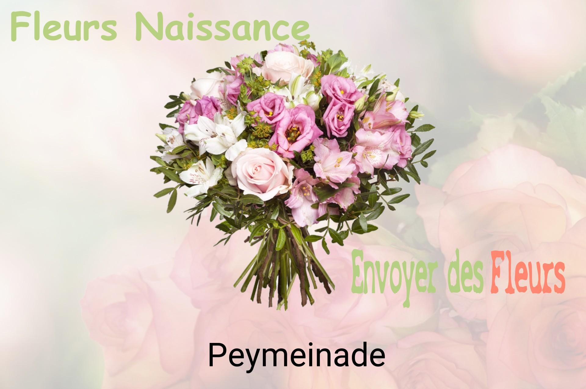 Bouquet de fleurs de naissance livré à Peymeinade